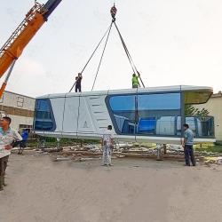 Дом-контейнер 2 спальни футуристичный компактный коммерческий (арт. 25-24110081)