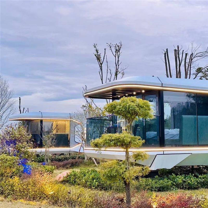 Капсульный дом с кухней и 2 спальнями, мобильный отель (арт. 25-24110087)