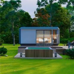 Мобильный дом-капсула с расширяемым стальным каркасом для курортов (арт. 25-24110088)