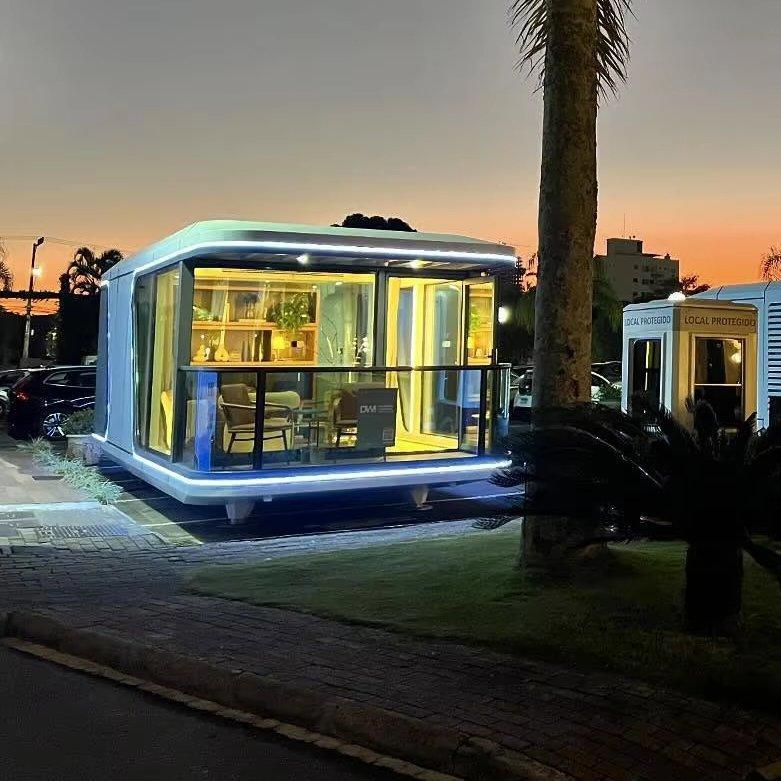 Дом-контейнер экологичный стальной для отеля (арт. 25-24110092)