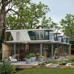 Дом модульный с отсоединяемой капсулой для сада (арт. 25-24110125)