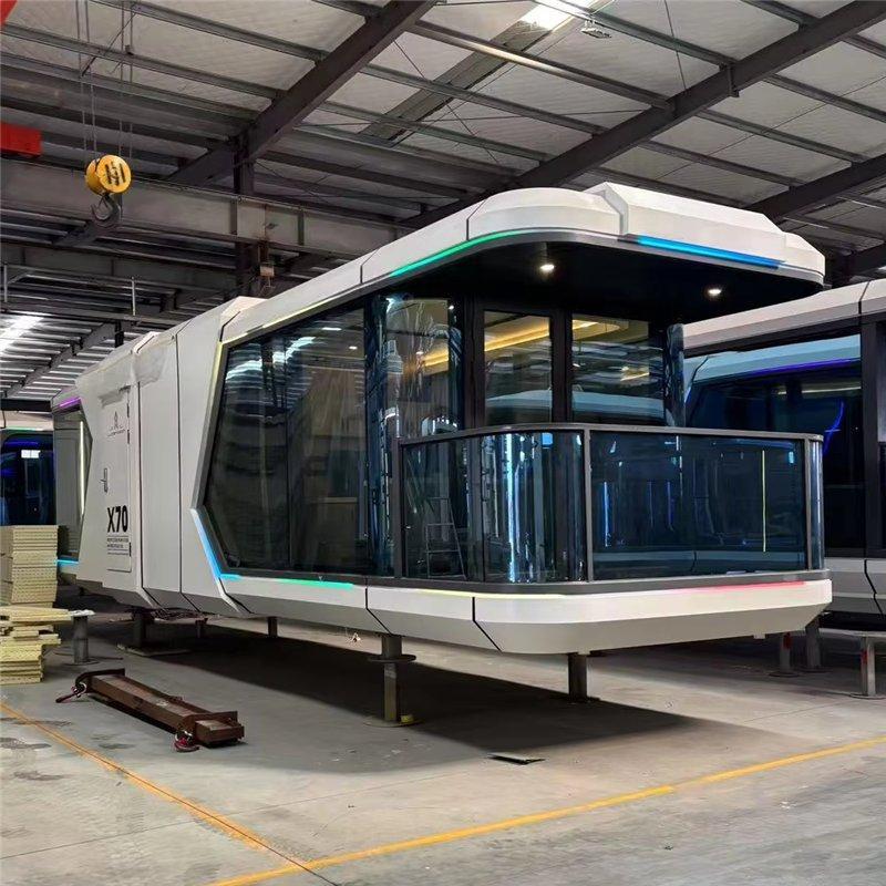 Модульный дом из алюминия с 2 спальнями и кондиционерами (арт. 25-24110131)