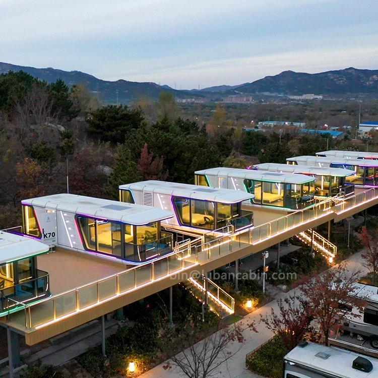 Капсульный дом из стали с модульной конструкцией и умными функциями (арт. 25-24110136)