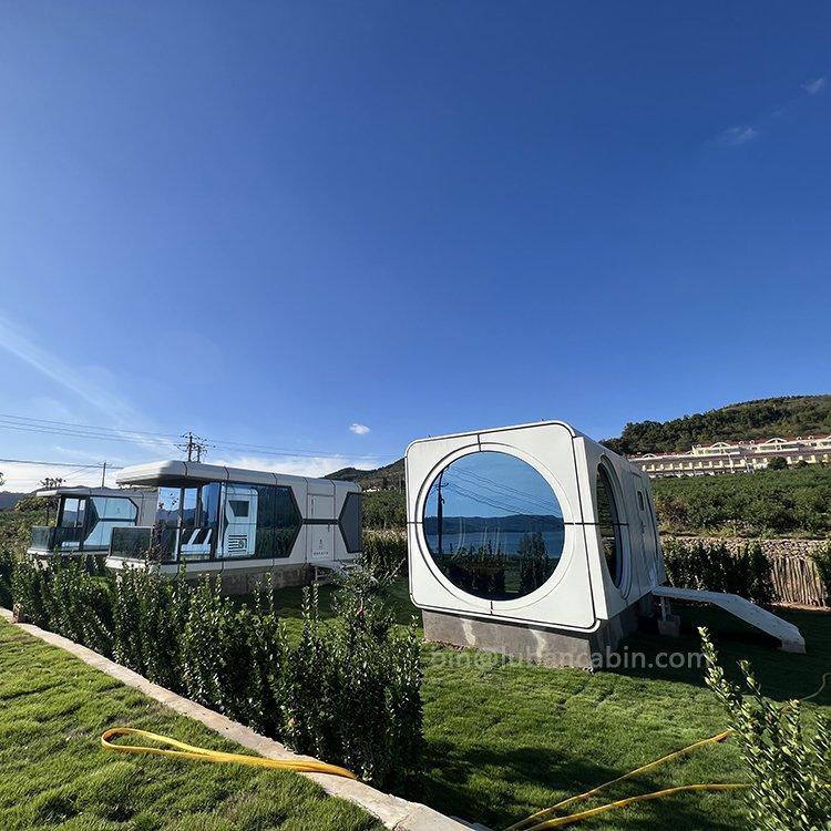 Капсульный дом для глэмпинга с сауной и удобствами (арт. 26-1090012)