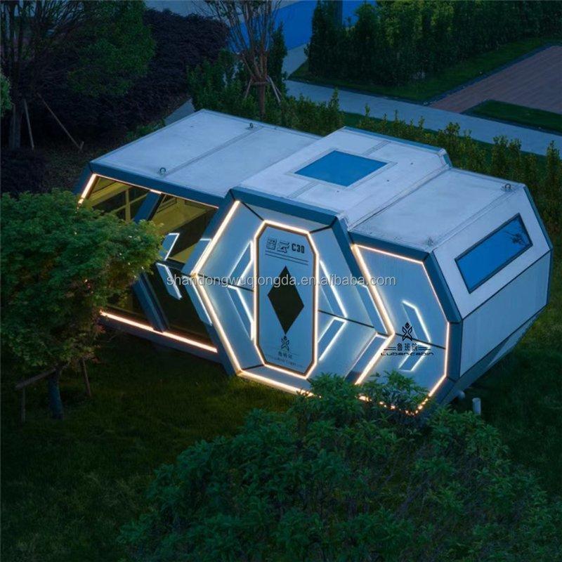 Модульный дом-капсула из стали водонепроницаемый офис (арт. 26-1090022)