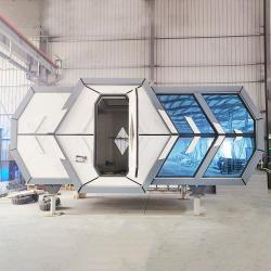 Кабина контейнерная стальная с термоизоляцией и левитирующей кроватью (арт. 26-1090030)