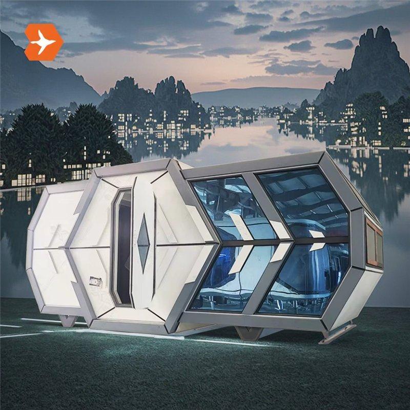 Мобильный дом термоизолированный водонепроницаемый стальной каркас (арт. 26-1090044)