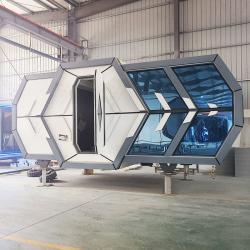 Мобильный контейнерный дом утепленный стальной каркас водонепроницаемый (арт. 26-1090045)