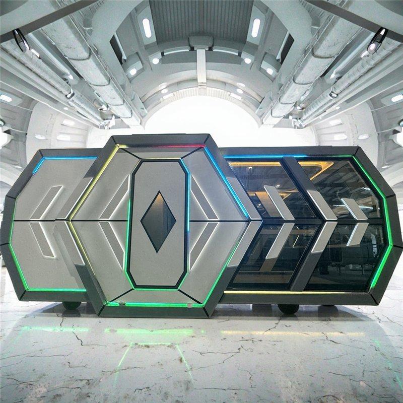 Модульный дом из стали для склада и отеля, эко (арт. 26-1090049)