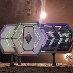 Дом на колесах капсульного типа из стали, водонепроницаемый (арт. 26-1090050)