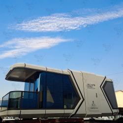 Модульный дом с 2 спальнями, современный стиль, мобильный (арт. 26-1090061)