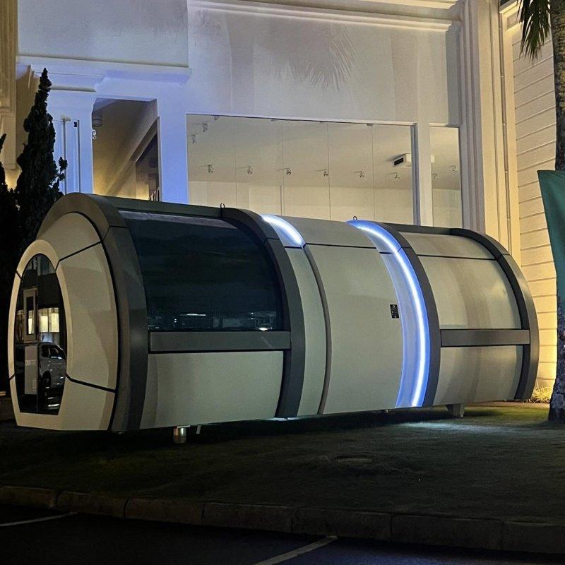 Капсульный дом передвижной стальной конструкции для улицы (арт. 26-1090085)