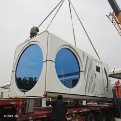 Мобильный дом-кабина с панорамными окнами для туризма (арт. 26-1090106)