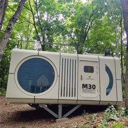 Дом-контейнер мобильный стальной капсула для отдыха (арт. 26-1090115)