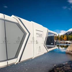 Дом-контейнер передвижной стальной модерн дизайн сад (арт. 26-1090124)