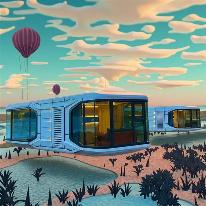 Надувные космические капсулы с солнечной подзарядкой (арт. 26-1090137)