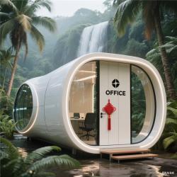 Капсула студия DJ модульная стальная с акустикой и хранилищем (арт. 26-1090141)