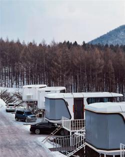 Дом-капсула модульный с 2 спальнями и кухней из стали (арт. 26-1090152)