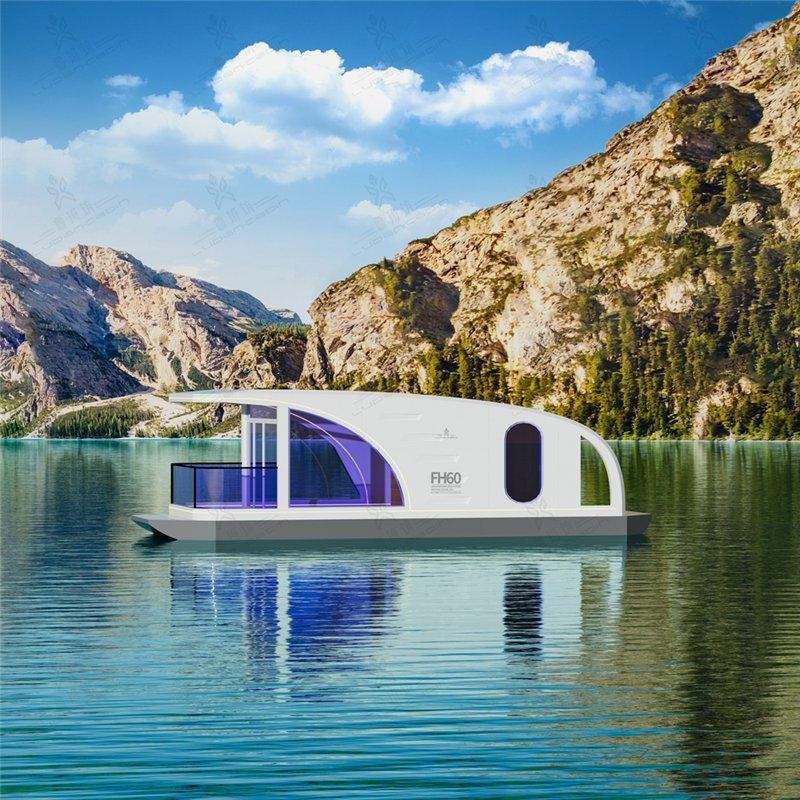 Плавучий дом 8.5м современный дом-ресторан (арт. 26-1090166)