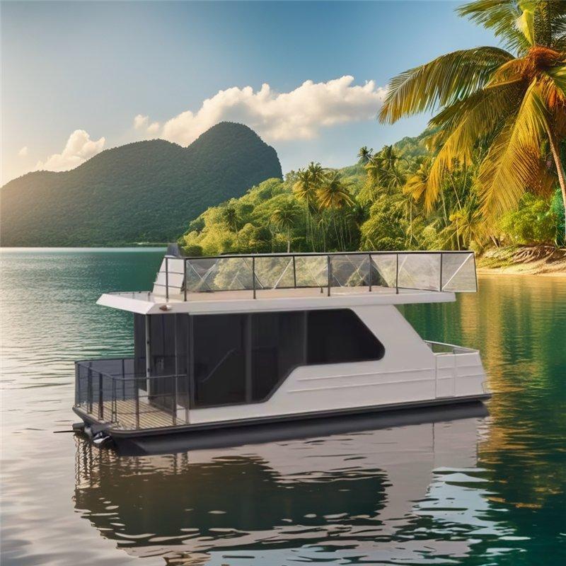 Понтонный дом для вечеринок из стали с плавучей конструкцией (арт. 26-1090174)