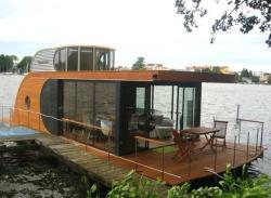 Дом-контейнер роскошный модульный плавучий для курорта (арт. 26-1090181)