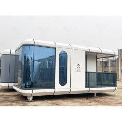 Дом-капсула мобильный алюминиевый модульный для отеля (арт. 26-1090239)