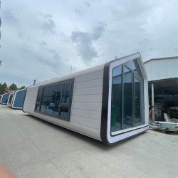 Мобильный дом-шале с уникальной формой для кемпинга (арт. 26-1090247)