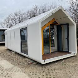 Мобильный дом в индустриальном стиле из стали для офиса и отеля (арт. 26-1090251)