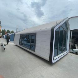 Мобильный контейнер-кафе с капсульным домом и столовой (арт. 26-1090252)