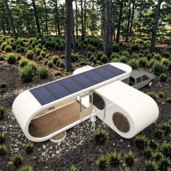 Кемпинг модульный треугольный складной современный дизайн (арт. 26-1090276)