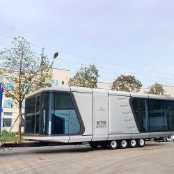 Дом-контейнер на колесах с изменяемым цветом и стеклом (арт. 26-1090280)