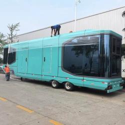 Капсульный дом на колесах с люксовым дизайном для кемпинга (арт. 26-1090288)