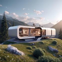 Модульные капсульные дома с кухней водонепроницаемые (арт. 26-1090350)