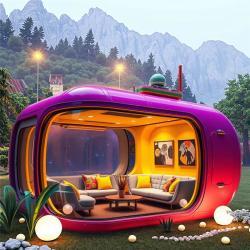 Капсульные отели с кухней для аренды класса люкс (арт. 26-1090354)