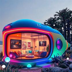 Капсульные отели с кухней для аренды класса люкс (арт. 26-1090354)