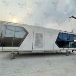 Модульный дом-контейнер из оцинкованной стали, космическая капсула (арт. 26-1090368)