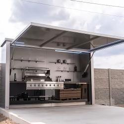 Дом из модульной стали с кухней и садом для отеля (арт. 26-1090373)