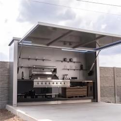 Модульный гриль из нержавеющей стали с шкафами и островами (арт. 26-1090375)