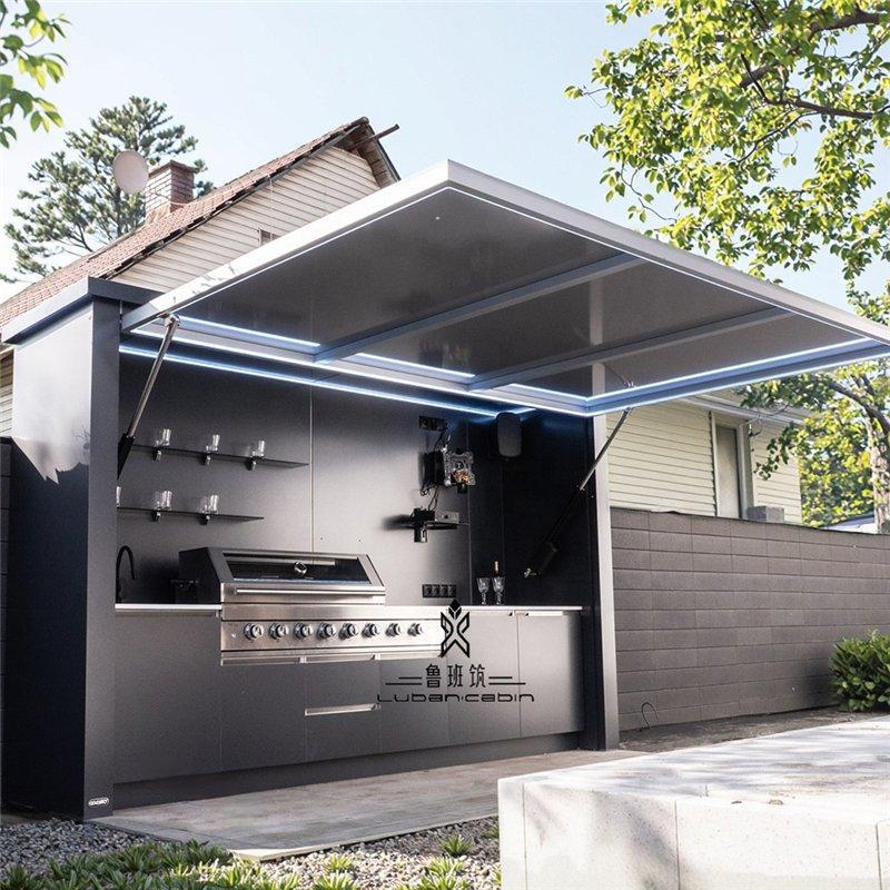 Модульная мобильная кухня для сада и виллы (арт. 26-1090384)