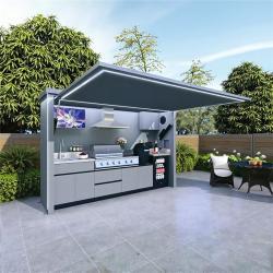 Мобильная кухня с раковиной и холодильником для улицы (арт. 26-1090385)