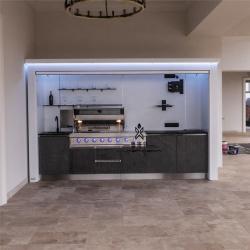 Мобильная кухня с раковиной и холодильником для улицы (арт. 26-1090387)