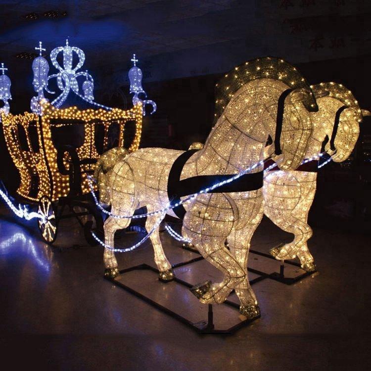 Украшение для улицы светодиодный олень большой рождественский (арт. 26-1090411)