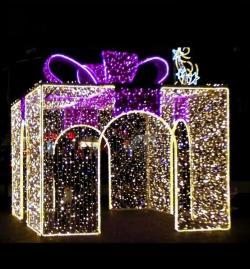 Уличный 3D светильник с рождественским мотивом (арт. 26-1090432)