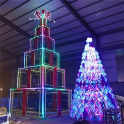 Новогодняя светодиодная уличная елка с крупным мотивом (арт. 26-1090443)