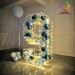 Украшение для вечеринки Буквы и цифры из железа арт. 26-1090446