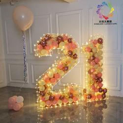 Украшение для вечеринки Буквы и цифры из железа арт. 26-1090446