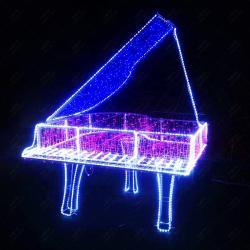 Скульптура из металла "Рождественская Скрипка" для декора (арт. 26-1090467)