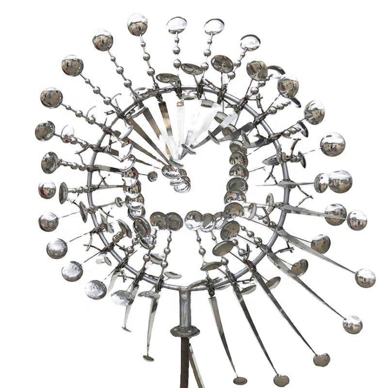 Кинетическая скульптура из нержавеющей стали для улицы (арт. 26-1090471)