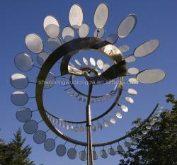 Скульптура кинетическая для улицы из нержавеющей стали (арт. 26-1090474)