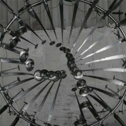 Вертушка садовая вертикальная металлическая из нержавейки (арт. 26-1090483)